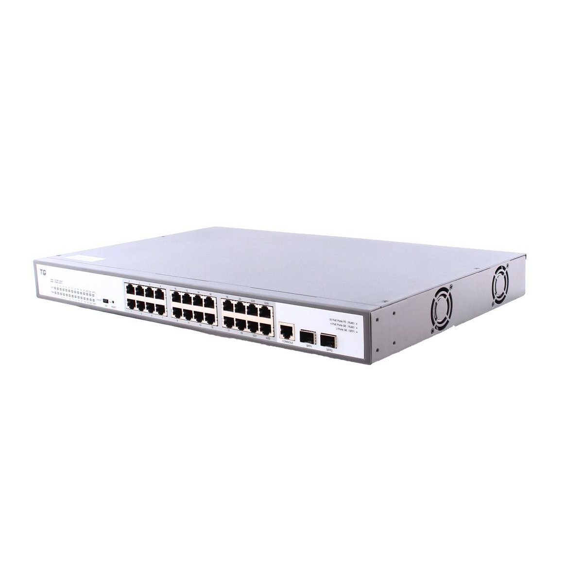 سوئیچ 24 پورت poe تی جی نت مدل 2026 با دو پورت SFP-3